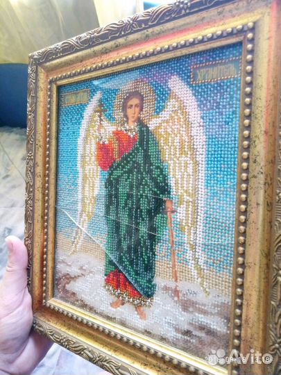 Икона, бисер, 