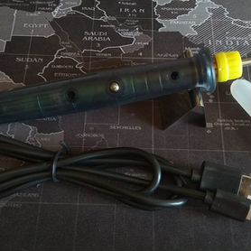 USB паяльник с регулировкой портативный станция