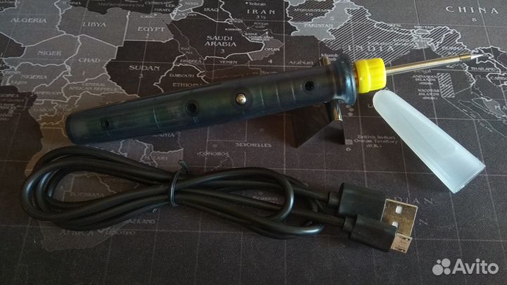USB паяльник с регулировкой портативный станция
