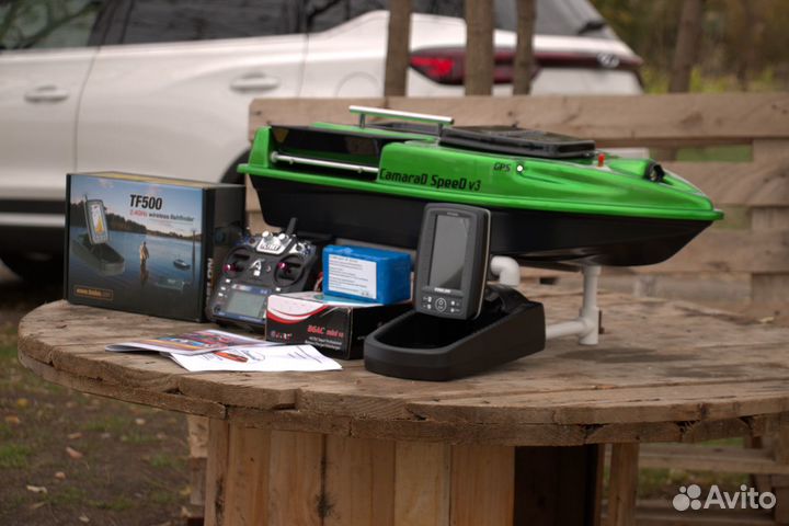 Рыболовный кораблик ультра грин автопилот,TF500