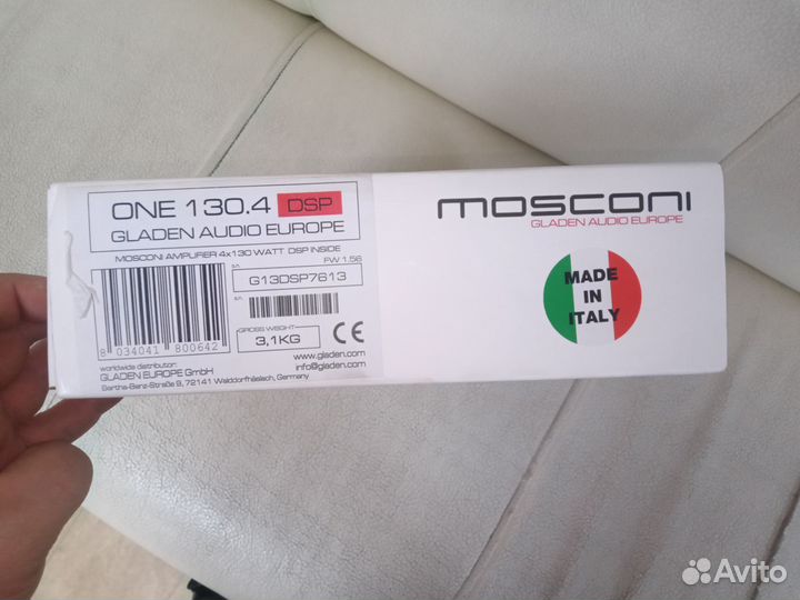 Mosconi Gladen One 130.4 DSP