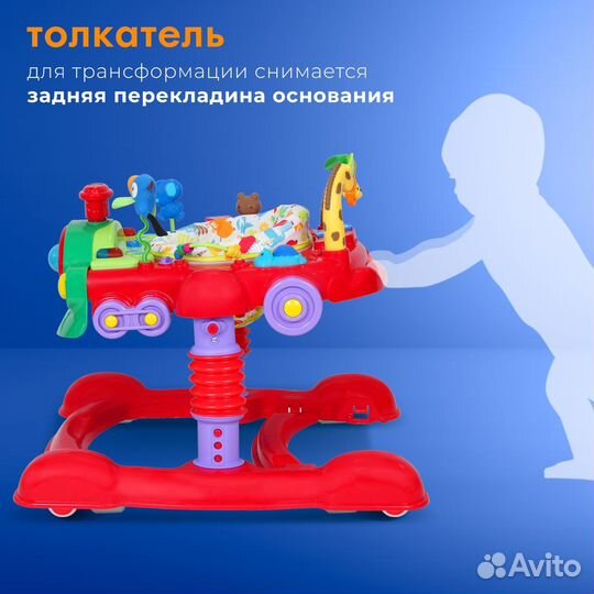 Ходунки прыгунки детские Nuovita Treno