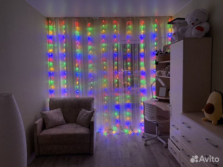 Гирлянда штора