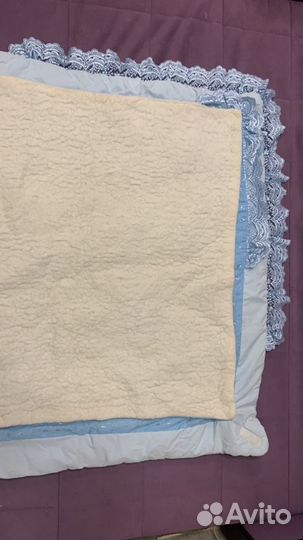 Конверт одеяло на выписку для мальчика зима