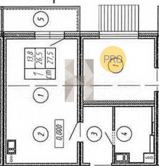Квартира-студия, 27,5 м², 13/17 эт.