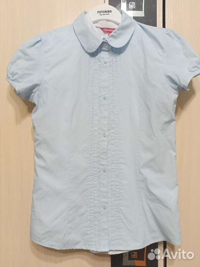 Блузки для девочки школьные 134 и 140