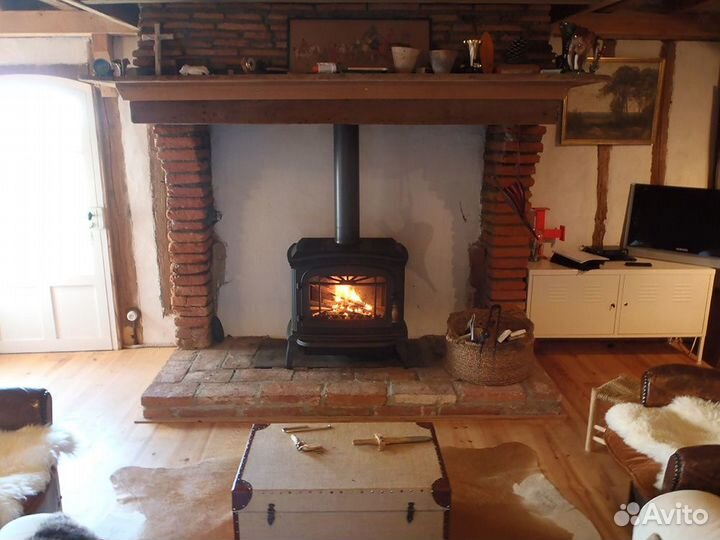 Печь-камин Invictа bradford антрацит экокамин