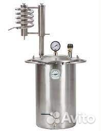 Дистиллятор с сухопарником и барботером