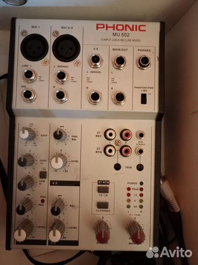 Микшерный пульт phonic MU 502
