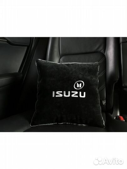 Подушка с вышивкой для автомобиля Isuzu