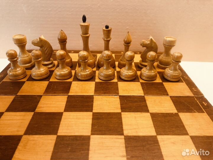 Шахматы деревянные СССР 1950 г.(014)