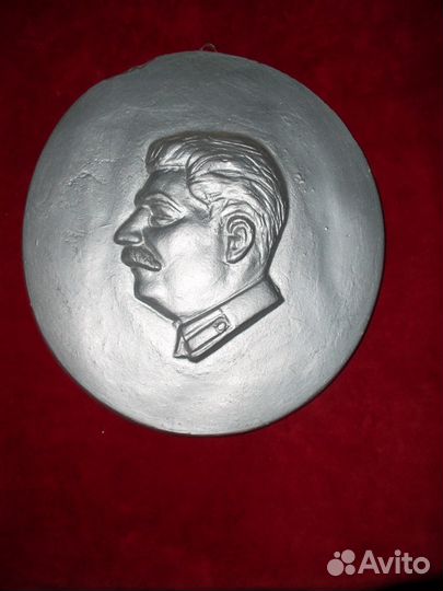 Подвесной настенный барельеф Сталина