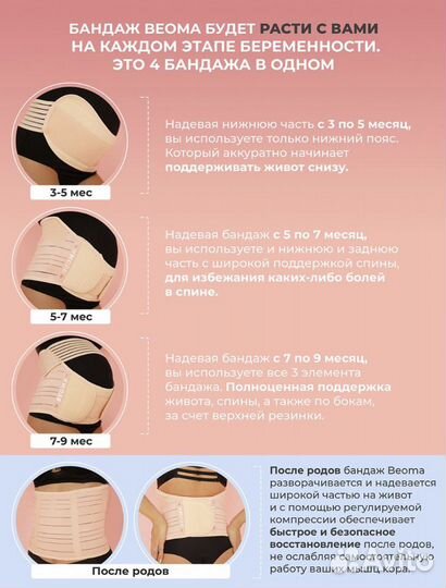 Бандаж для беременных и после родов
