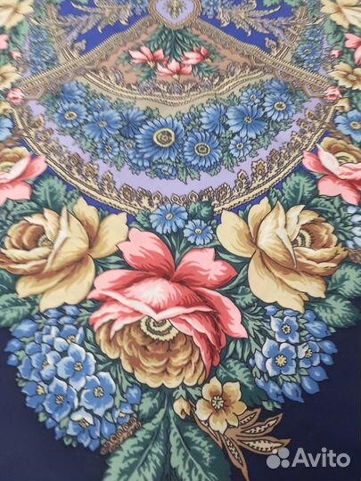 Павловопосадский платок шерсть