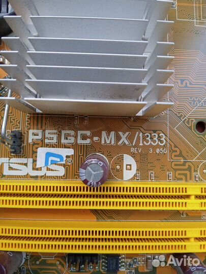 Материнская плата P5GC-MX/1333 + core2 duo E6750