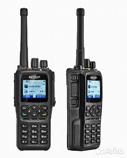 Цифровые радиостанции kirisun DP990 UHF 2 шт