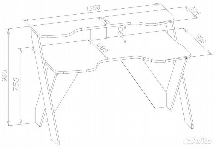 Компьютерный стол 