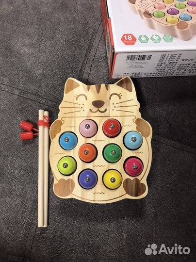 Магнитная рыбалка котик новая