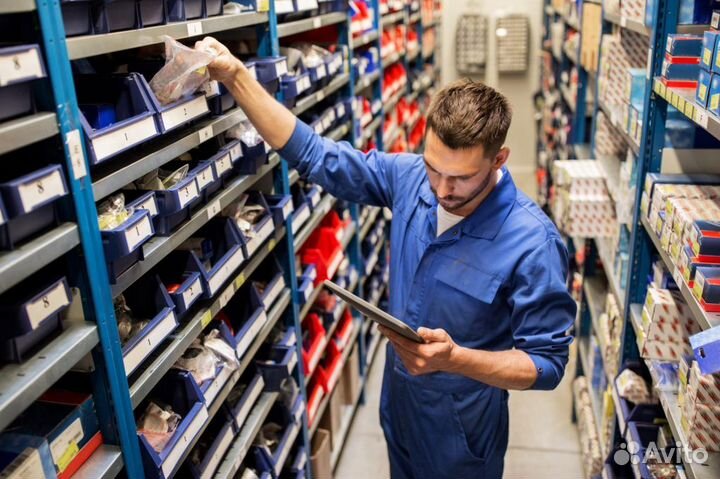 Рабочие на склад автозапчастей вахта