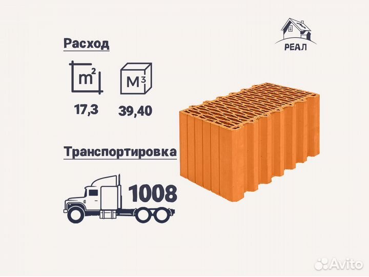 Блок керамический от производителя