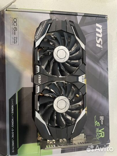 Видеокарта gtx 1060 6gb
