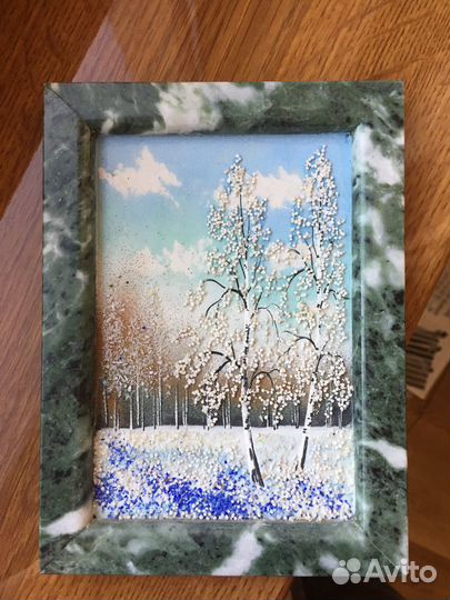 Картины из камня