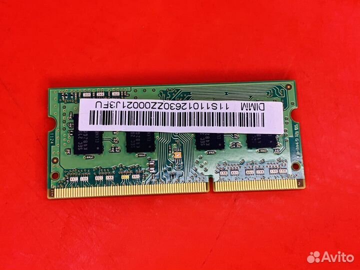 Озу DDR3 sodimm Samsung 2Gb 1333 MHz (арт. 1)