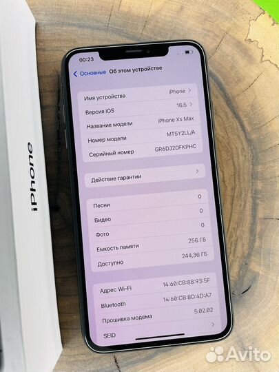 iPhone Xs Max, 256 ГБ