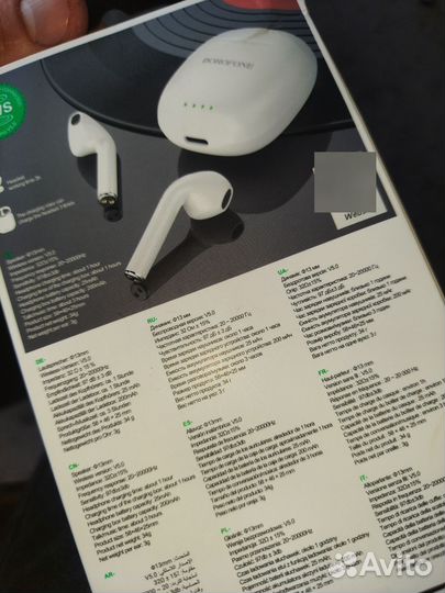 Беспроводные наушники borofone BW17