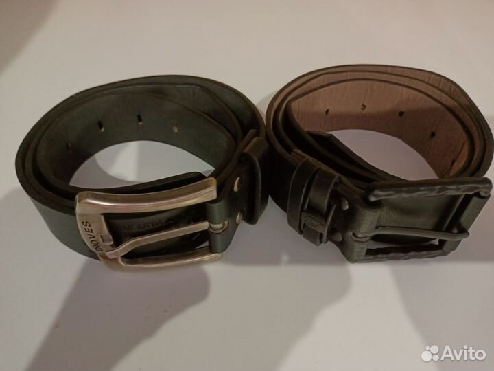 Мужской кожаный ремень