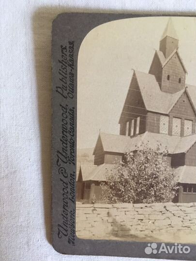 Старинные фото-открытки стерео пары