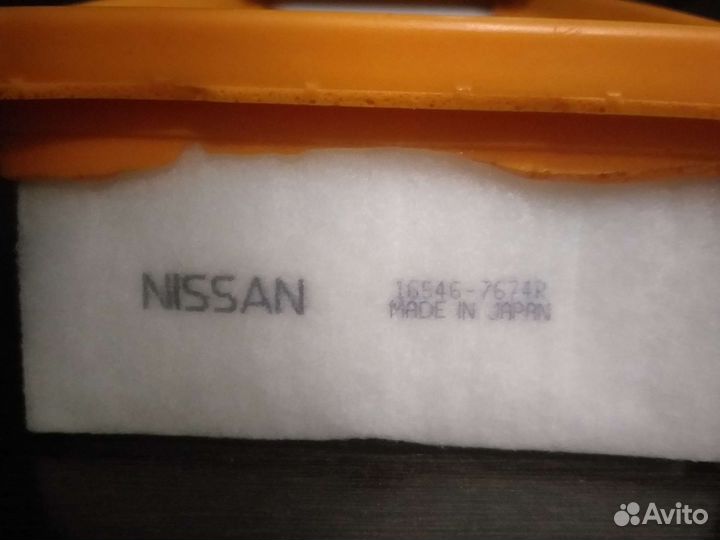 Воздушный фильтр renault -nissan
