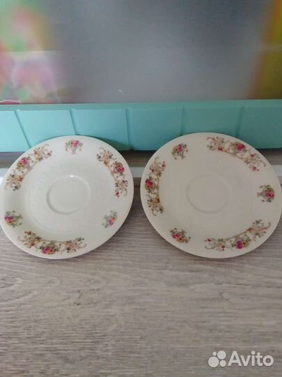 Блюдца и тарелочки Англия,Германия