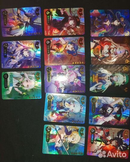 Коллекционные карточки геншин импакт