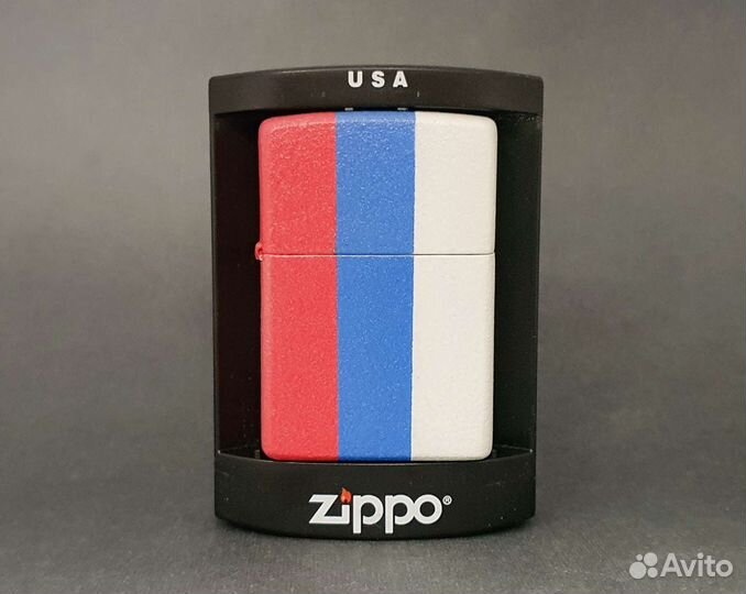 Зажигалка Zippo - Raptor: Russian Flag