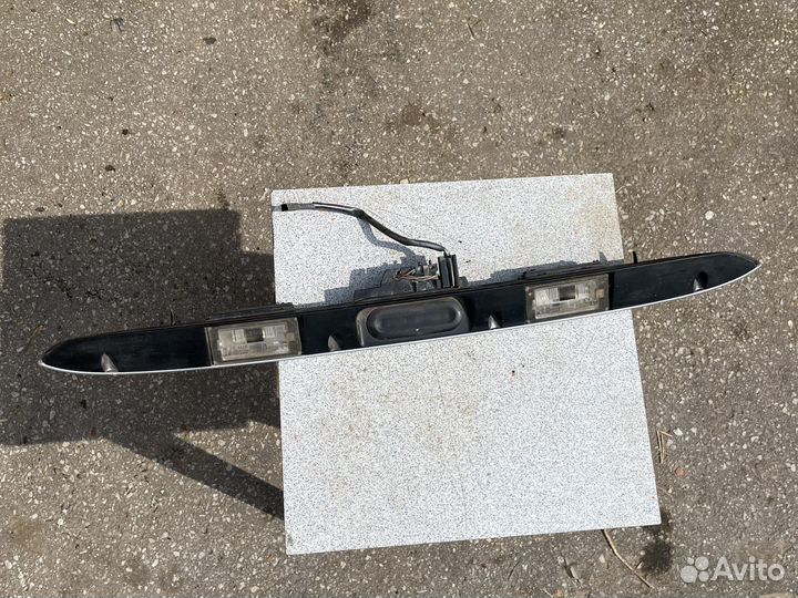 Планка подсветки номера е46 купэ дорест