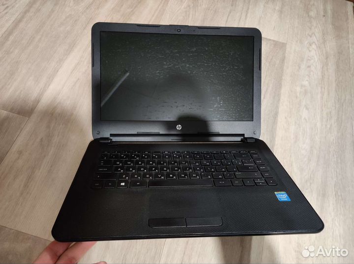 Офисный ноутбук hp 2gb n3050