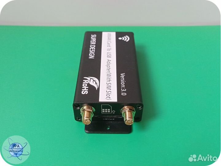 Модуль LTE cat.16 с адаптером USB в корпусе с SMA