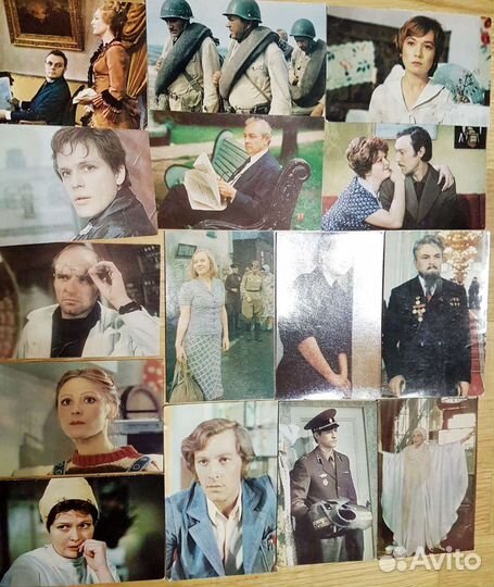 Открытки. Актеры советского кино, кадры