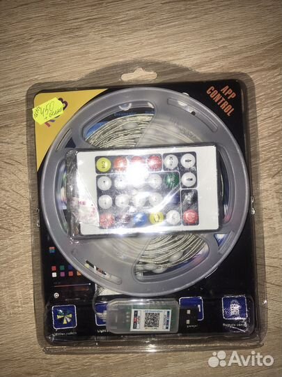 Лента светодиодная многоцветная гирлянда