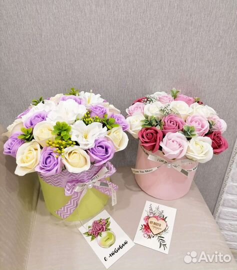 Цветы из мыльной пены