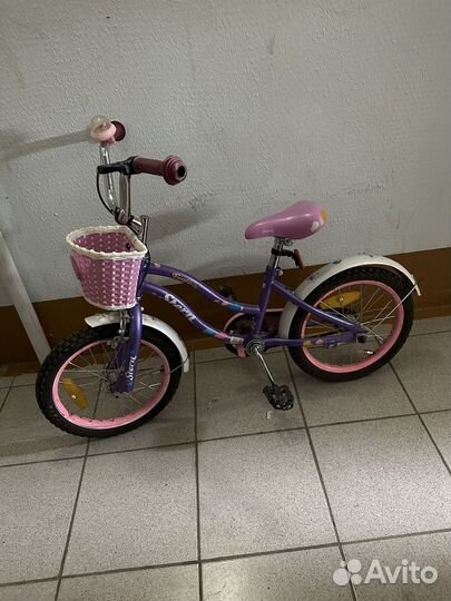 Велосипед для девочки д16