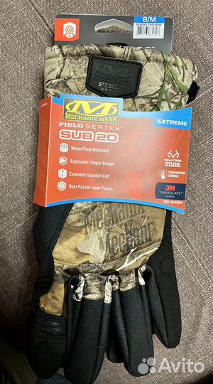 Перчатки теплые мужские