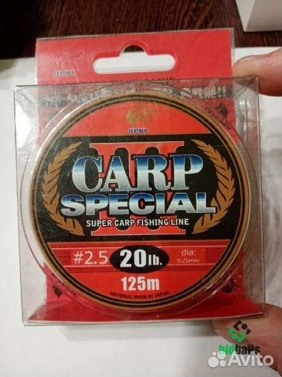 Леска Feather (Hunter 150m ; Carp Special 125m.)