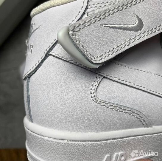 Кроссовки Nike Air Force 1 Mid White (36-45)