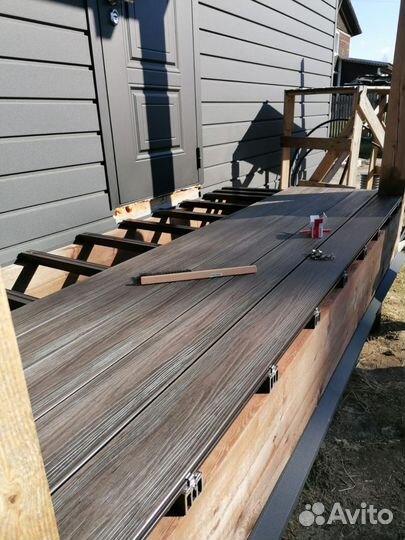 Отказная Террасная доска дпк 150х25 4м венге 120шт