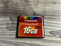 Карта памяти Compact Flash 16GB Transcend 133x