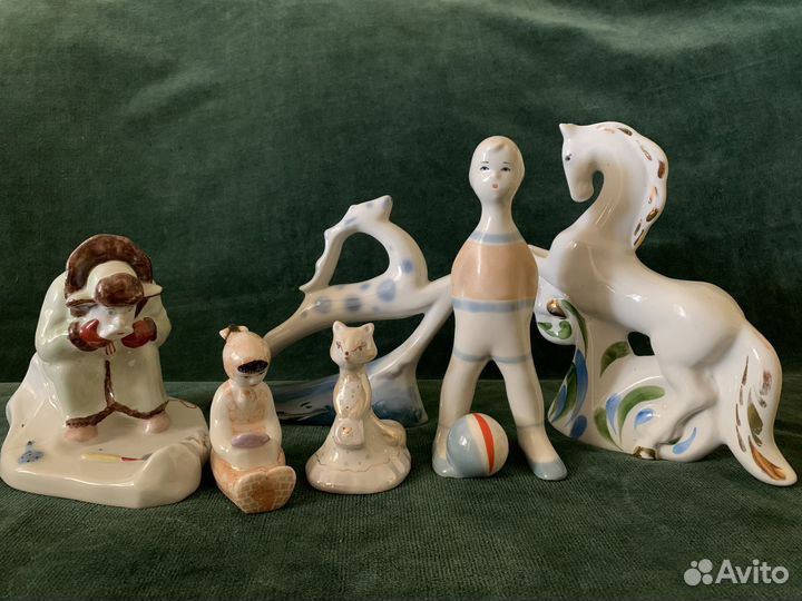 Фарфоровые статуэтки времен СССР Сысерть