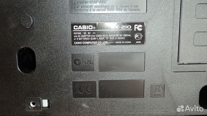 Синтезатор casio wk-210