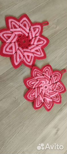 Прихватки вязаные